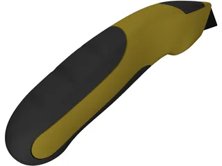 Utility Knife 3D Model preview