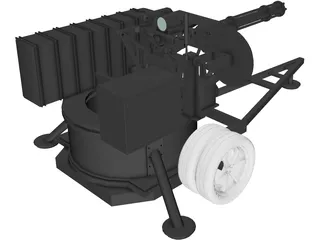 M61 Vulcan 3D Model preview