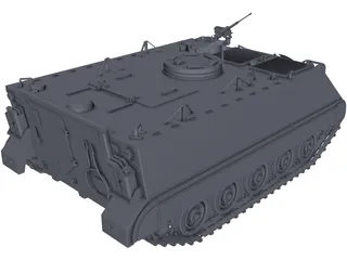 M113 APC1 3D Model preview