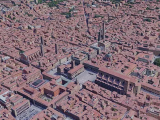 Bologna City, Italy (2019) 3D Model preview