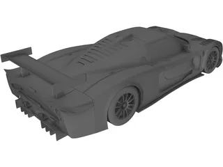 Maserati MC12 (2005) 3D Model preview