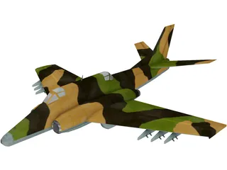 Ilyushin Il-102 3D Model preview