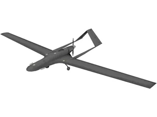 Bayraktar TB2 Tactical UAS 3D Model preview