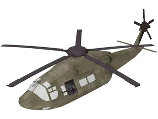 UH-80 Ghost Hawk 3D Model preview