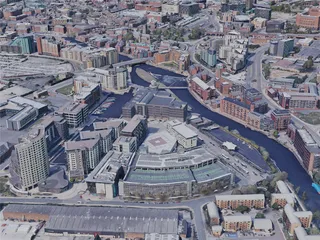 Leeds City, UK (2019) 3D Model preview