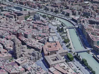 Murcia City, Spain (2019) 3D Model preview