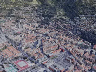 Nice City, France (2019) 3D Model preview