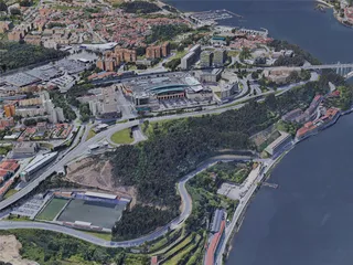 Porto City, Portugal (2019) 3D Model preview