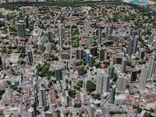 Recife City, Brazil (2019) 3D Model preview