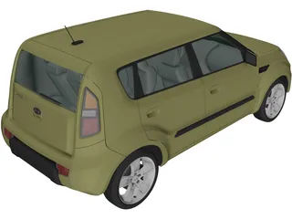 Kia Soul (2010) 3D Model preview