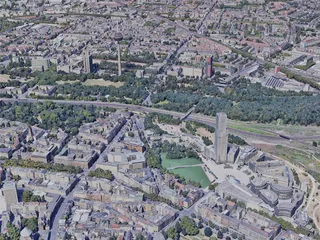 Cologne City, Germany (2019) 3D Model preview