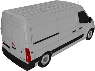 Renault Master (2017) 3D Model preview