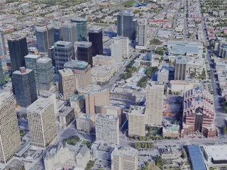 Edmonton City, AB, Canada (2019) 3D Model preview