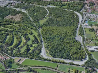Monza Race Track (2019) 3D Model preview