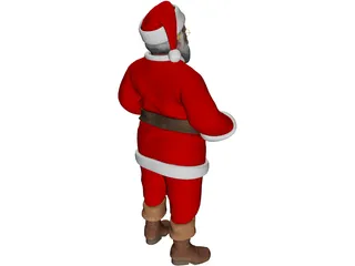 Santa Claus 3D Model preview