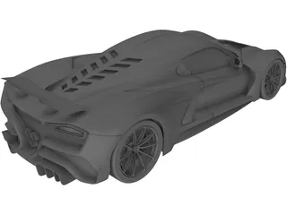 Hennessey Venom F5 (2020) 3D Model preview