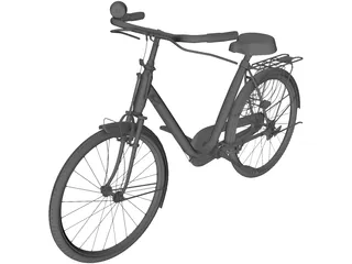 Bicycle 3D Model preview