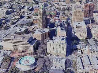 San Antonio City, TX, USA (2019) 3D Model preview