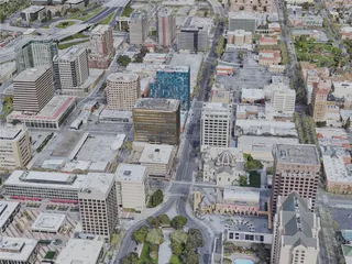 San Jose City, CA, USA (2019) 3D Model preview