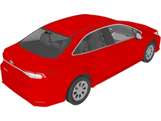Toyota Corolla (2019) 3D Model preview
