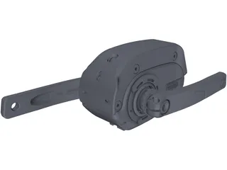 Bafang Electric Motor 3D Model preview