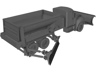 Snow Plow 3D Model preview
