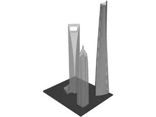 Shanghai Tower 3D Model preview