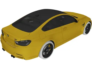 BMW M4 3D Model preview