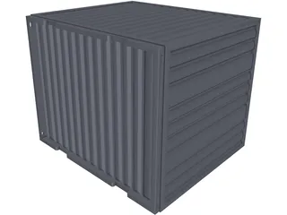 Container 10ft 3D Model preview