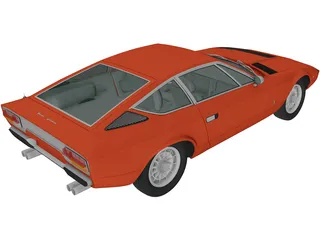 Maserati Khamsin AM120 (1977) 3D Model preview