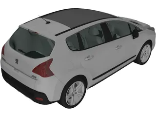 Peugeot 3008 3D Model preview