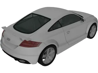 Audi TT RS (2009) 3D Model preview