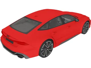 Audi RS7 Sportback (2020) 3D Model preview