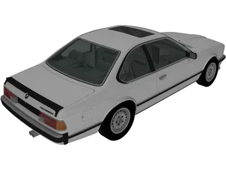 BMW 6-series 635CSi E24 (1978) 3D Model preview