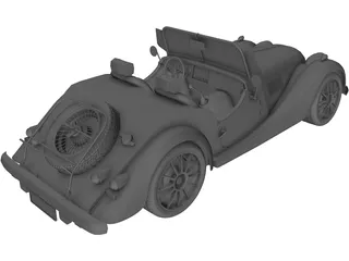 Morgan Roadster 3D Model preview