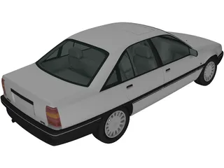 Opel Omega (1987) 3D Model preview
