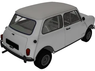 Austin Mini Cooper S (1965) 3D Model preview