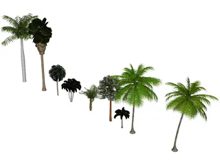 Tree Collection 3D Model preview
