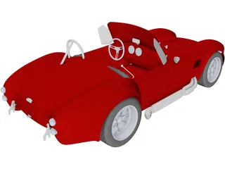 Shelby AC Cobra 3D Model preview