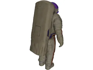 Astronaut Suit 3D Model preview