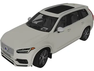 Volvo XC90 (2015) 3D Model preview