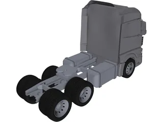 Mercedes-Benz Actros 3D Model preview