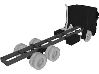 Mercedes-Benz Actros 3341 3D Model preview