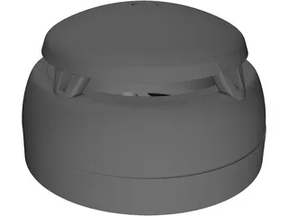 Smoke Detector 3D Model preview