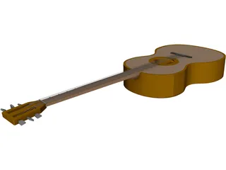 Guitar 3D Model preview