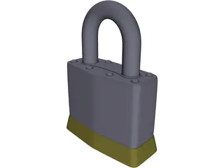 MasterLock 3D Model preview