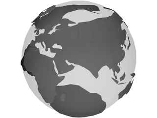Earth 3D Model preview