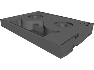 Panasonic MiniDV Cassette 3D Model preview