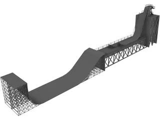 Mega Ramp 3D Model preview