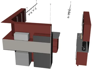 Kitchen 3D Model preview